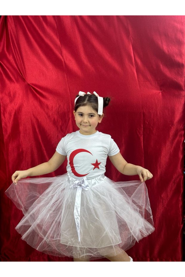 GIRL'S MOON STAR BOTTOM TOP SET 23 APRIL SHOW DRESS