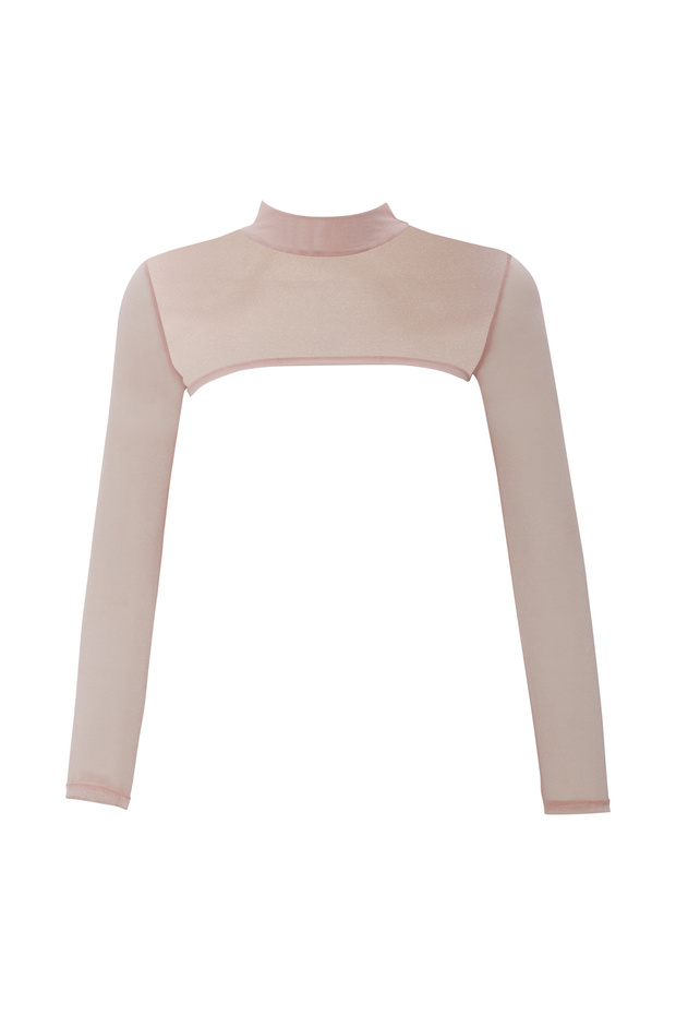 MELANIE CROP ÜST PEMBE