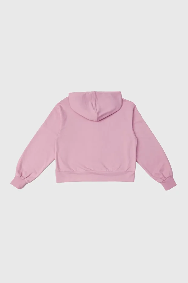 Kız Çocuk Pembe Eşofman Üstü - 6