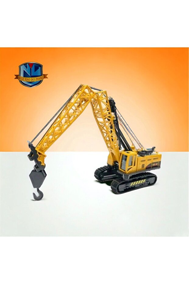 رافعة برجية معدنية بمقياس 1:55 لآلة البناء، لعبة إنقاذ مجنزرة ببكرة ملفوفة برباط - 2