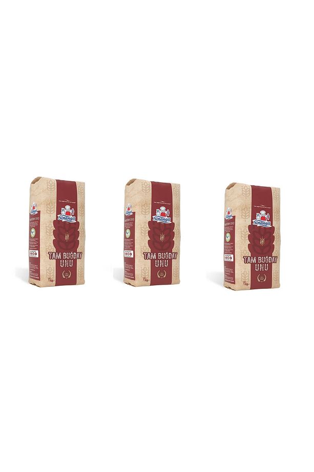 Tam Buğday Unu 1 KG x 3 Adet - 1