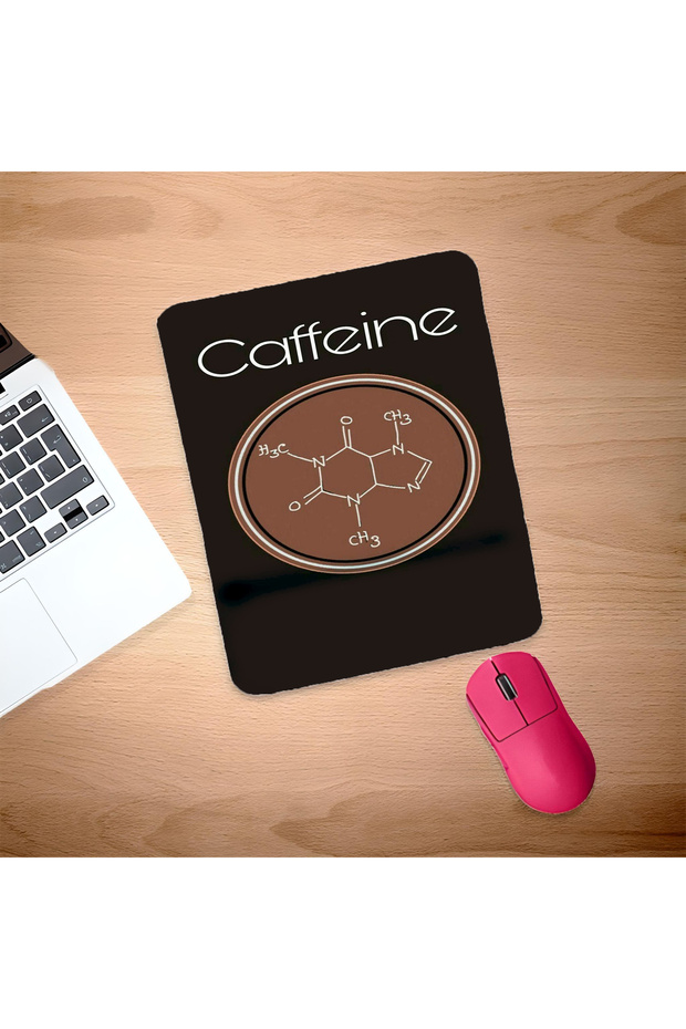 Caffeedine Formula Rectangular Mouse Pad with Wrist Support - 1