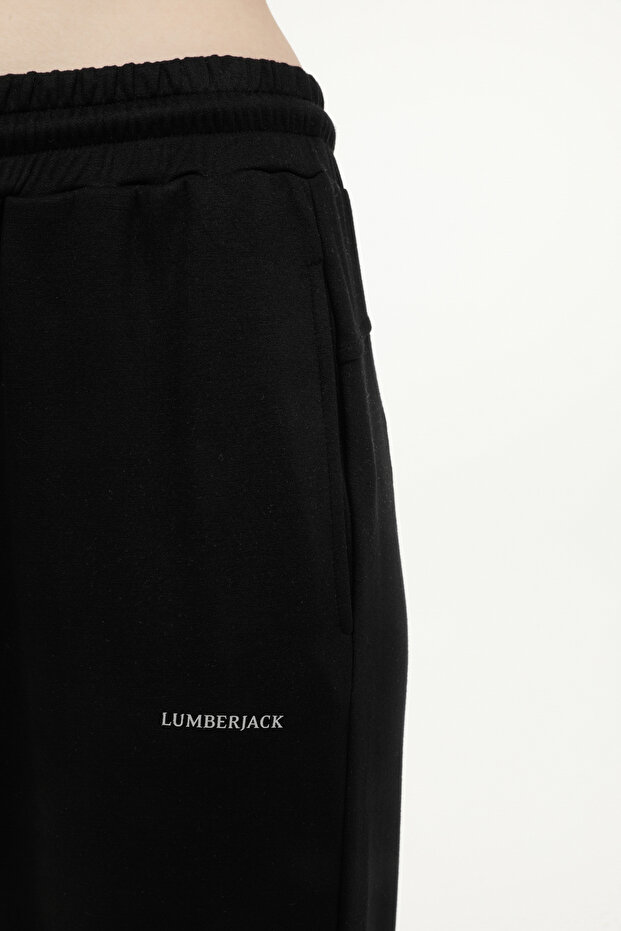 WL CAMILA 22CT695 4FX Siyah Kadın Eşofman Altı - 5