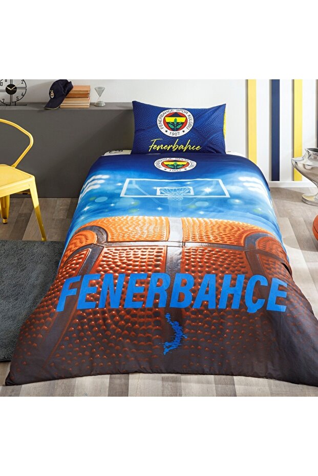 Fenerbahçe Basketball Cotton Duvet Cover Set