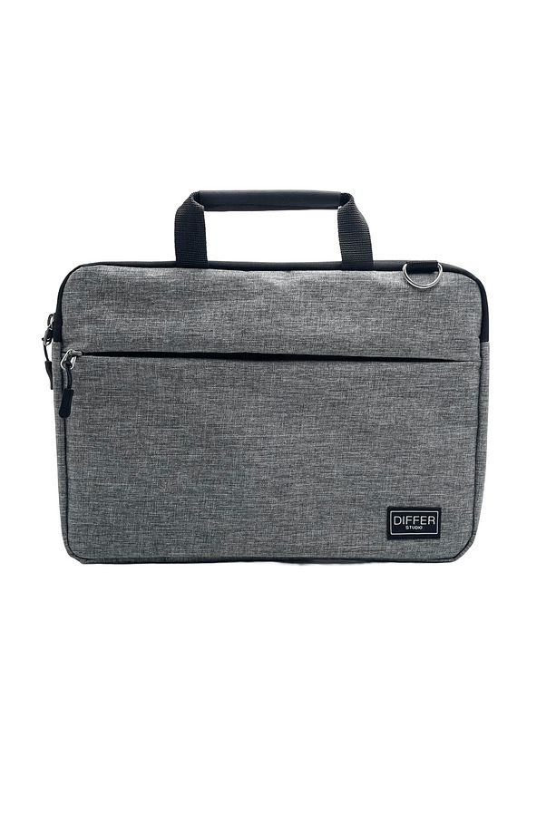 13-13.3-14'' Inç Gri Unisex Suya Dayanıklı Askılı/laptop/macbook/notebook/kılıf/çanta - 3