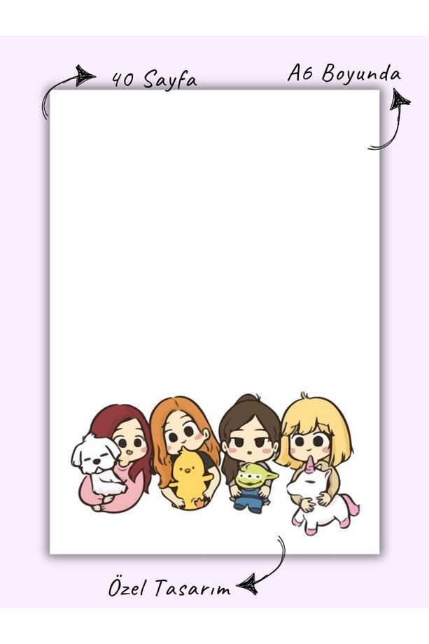 Blackpink Defter / Memopad/ Notepad 4 - 1