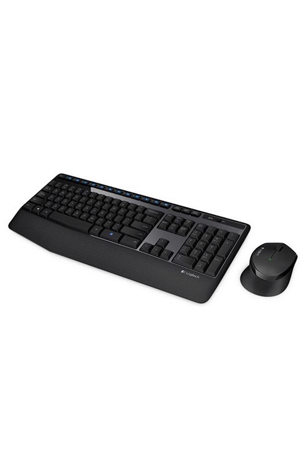 MK345 Kablosuz Q Trk Siyah Multimedya Klavye - Mouse Set 920-006514 - 1