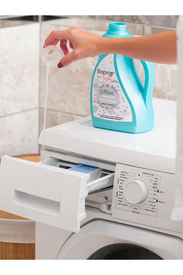 Bebekler Için Bitkisel Çamaşır Deterjanı Toplam 4 Litre %30 Güçlendirilmiş Formül - 5