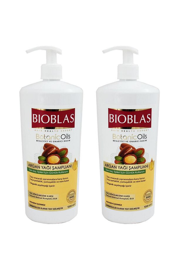 Argan Yağı Şampuanı 1000 Ml 2 Adet - 1