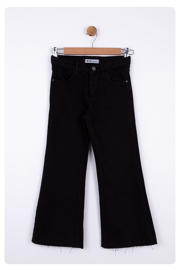 LIMI girl cocuk wide leg linen trousers