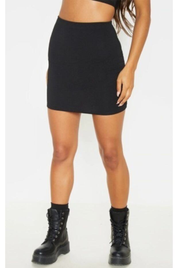 Black Mini Pencil Skirt