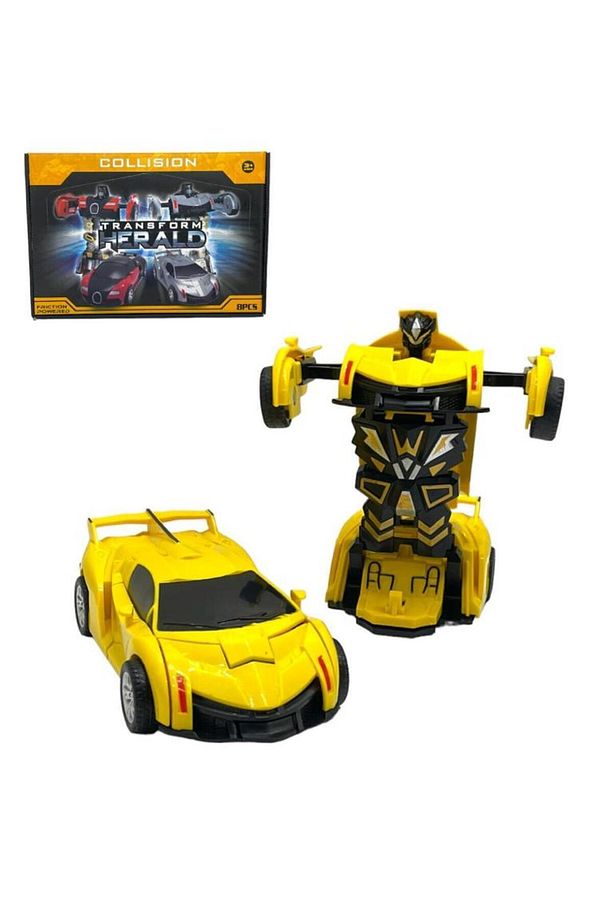 Transformers Robot 1:32 Kendinden Robota Dönüşebilen Araba - Çek Bırak Robota Dönüşen Araba - 1
