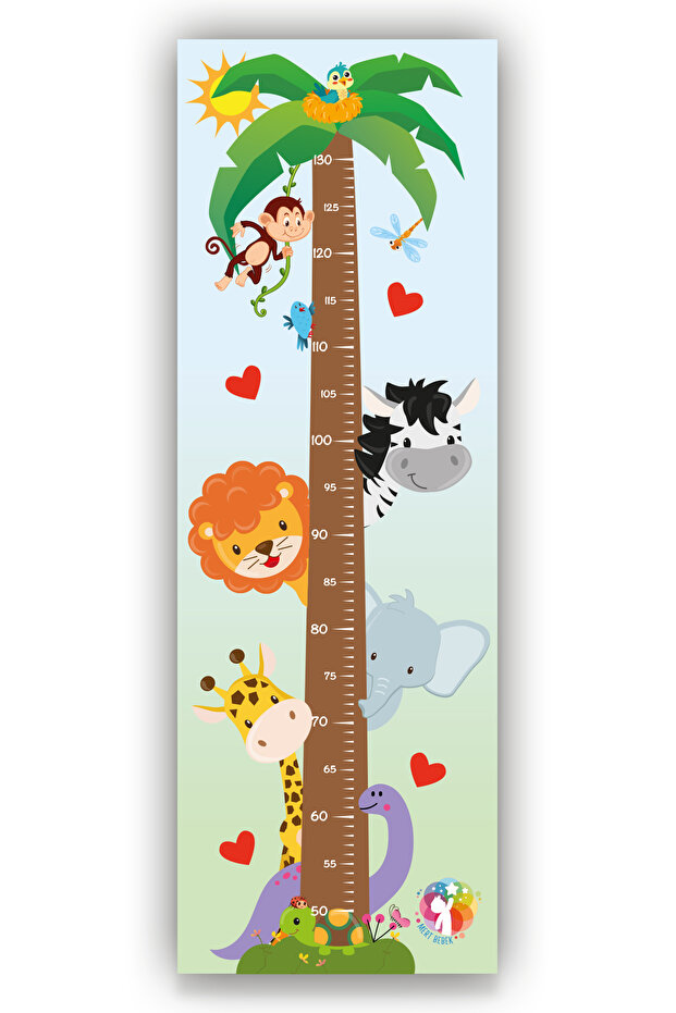 MY BABY'S SIZE METER, ANIMAL THEMED CHILDREN'S SIZE METER, WALL