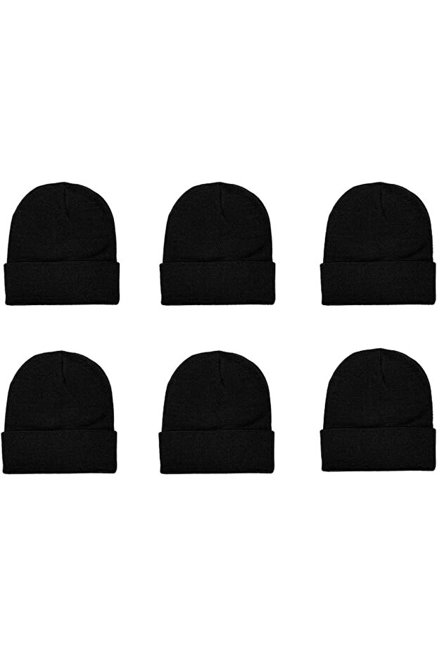 Basic Bere Unisex Siyah - 4