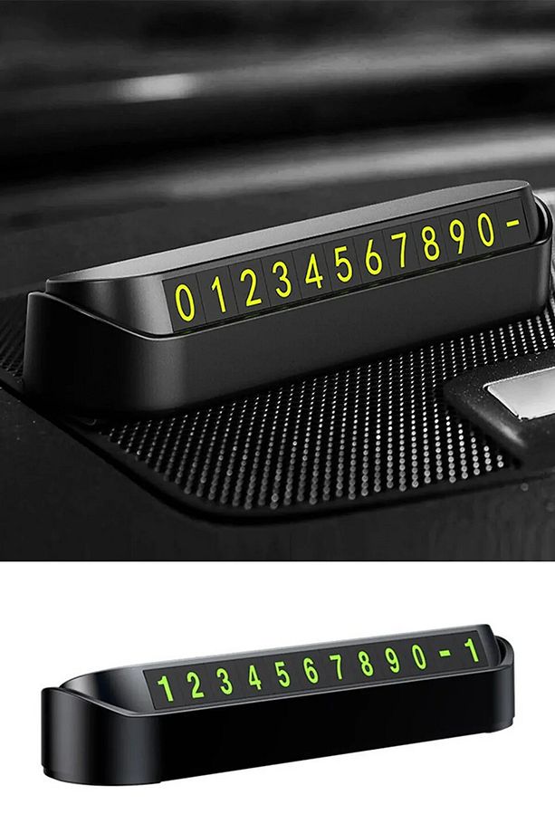 Telefon Numeratörü Şık Görünüşlü Fosforlu Telefon Numarası Araç İçi - 3