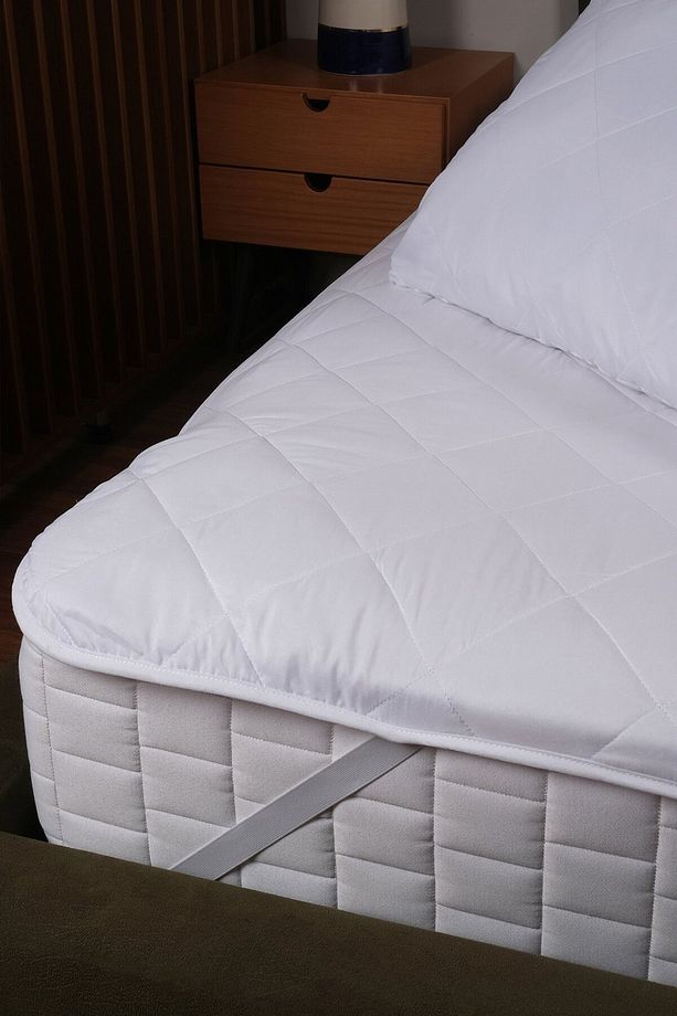 Quito Serisi Tek Kişilik Kapitone Sıvıgeçirmez Yatak Koruyucu Alez  90x190cm - 1