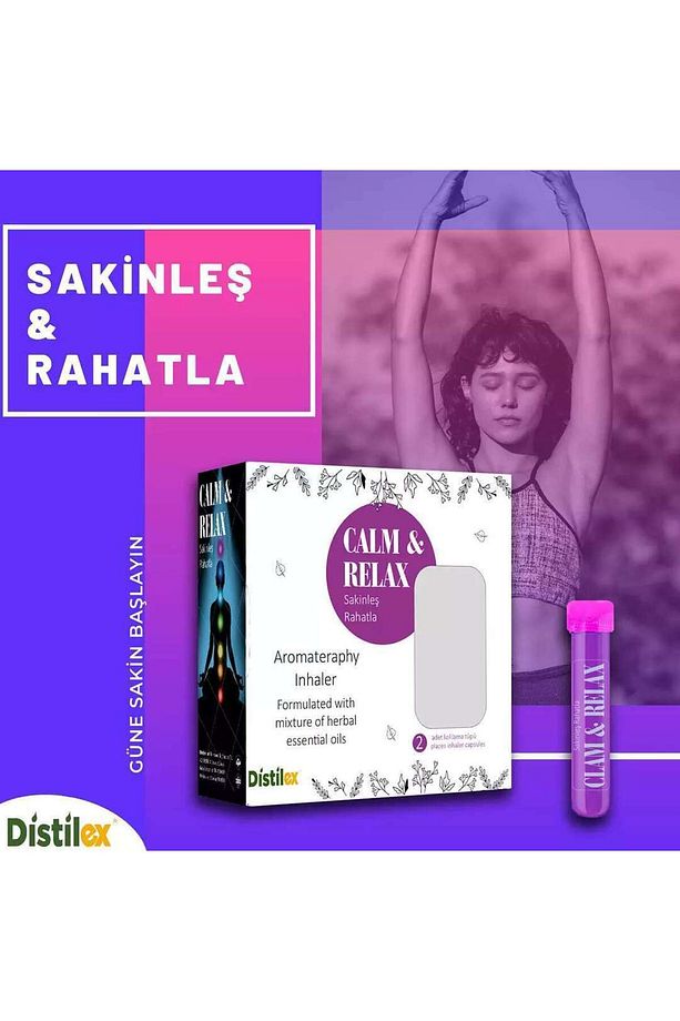 Calm &vrelax Inhaler Koklama Tüpü(SAKİNLEŞ VE RAHATLA) Aromaterapi - 2