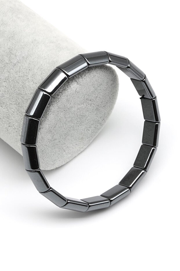 Hematite Natural Stone Bracelet 9 X 11 Mm Special Cut