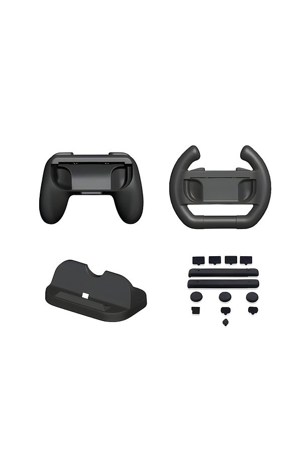 Switch Super Game Kit Switch Oled Uyumlu Grip Şarj Standı - 2