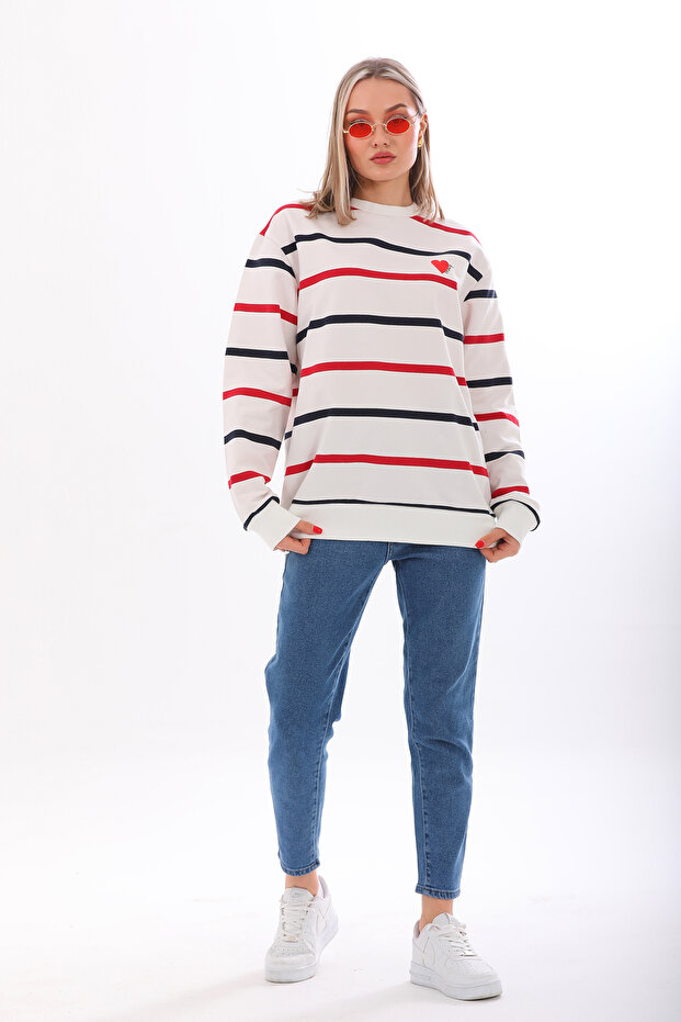 Baskılı sweatshirt