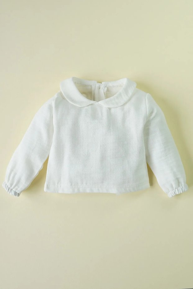Baby Girl and Child Baby Collar Muslin Shirt