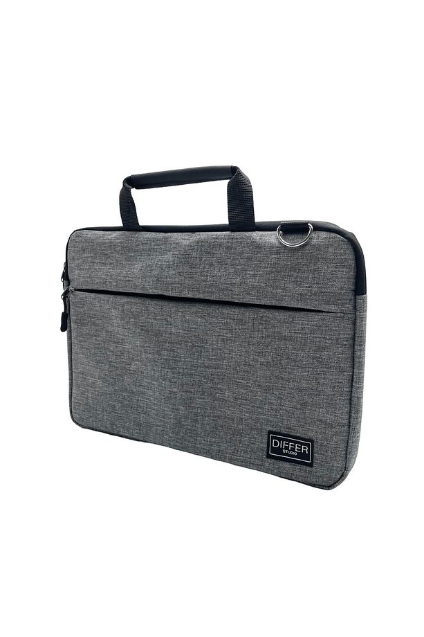 13-13.3-14'' Inç Gri Unisex Suya Dayanıklı Askılı/laptop/macbook/notebook/kılıf/çanta - 1