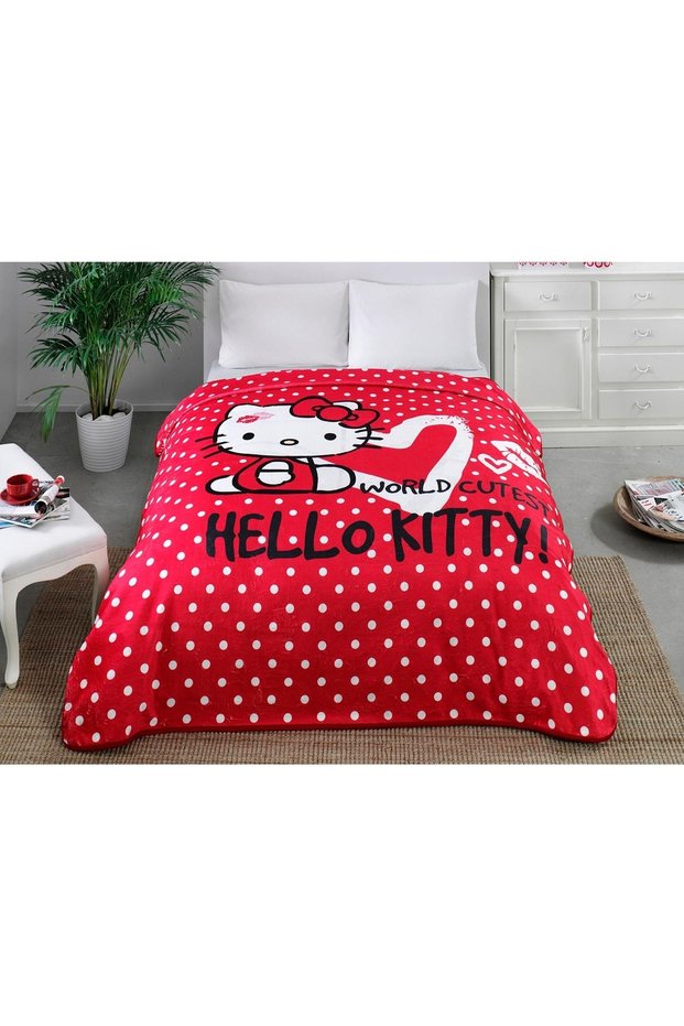 Hello Kitty Lisanslı Battaniye