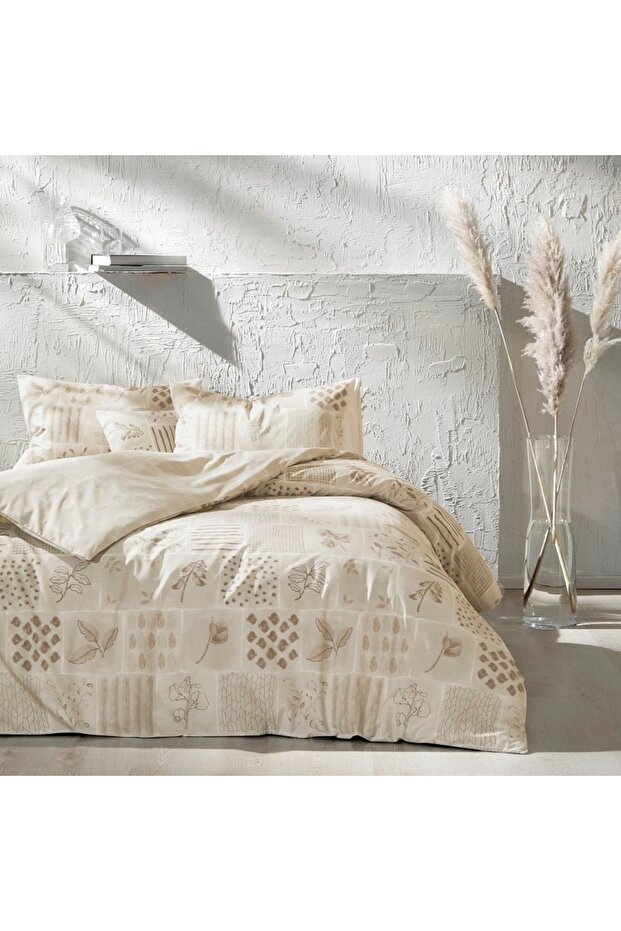 Benin Ranforce Single Duvet Cover Set Brown