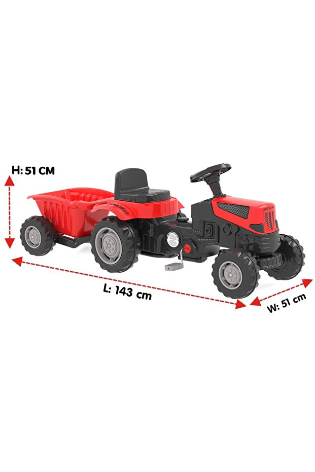 Pedallı Römorklu Traktör - 2