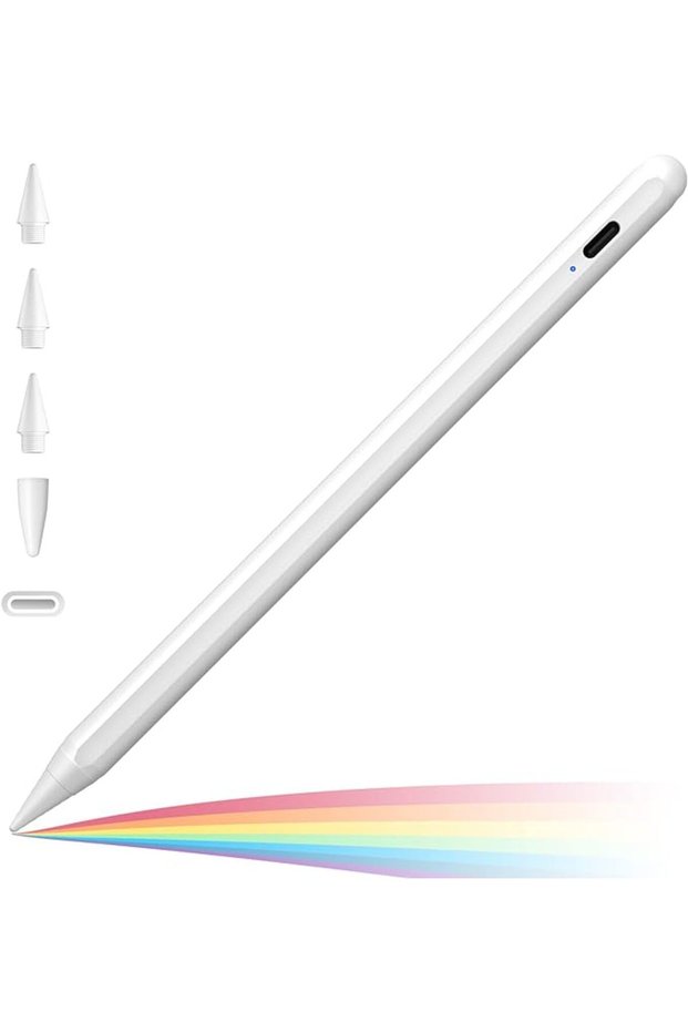 iPad 10.2 2021 (9th Generation) Compatible Palm-None-Sensing Stylus Pen (3 SPARE NIBS INCLUDED)