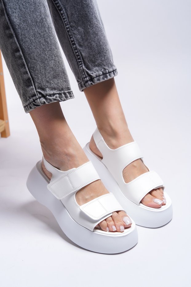 Olnesari Women's Sandals0012804 White Skin