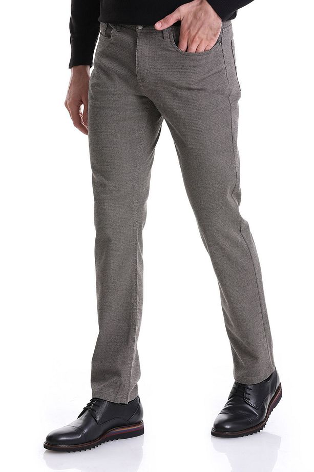 Vizon Regular Fit Düz 5 Cep Pamuklu Kot Pantolon - 3