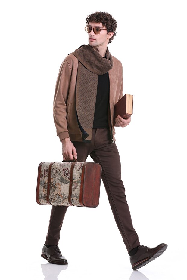 Taba Regular Fit Düz Bomber Yaka Mevsimlik Mont - 7