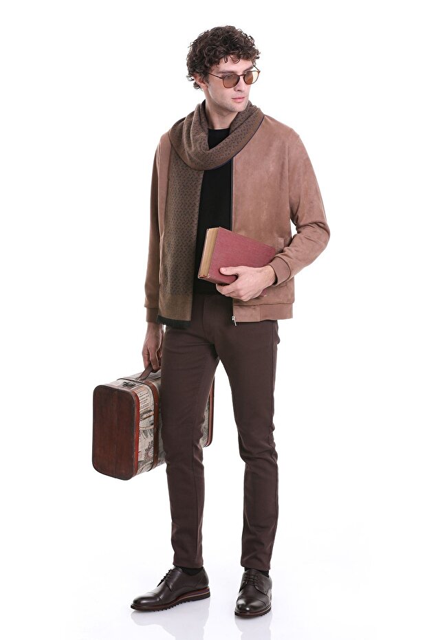 Taba Regular Fit Düz Bomber Yaka Mevsimlik Mont - 8