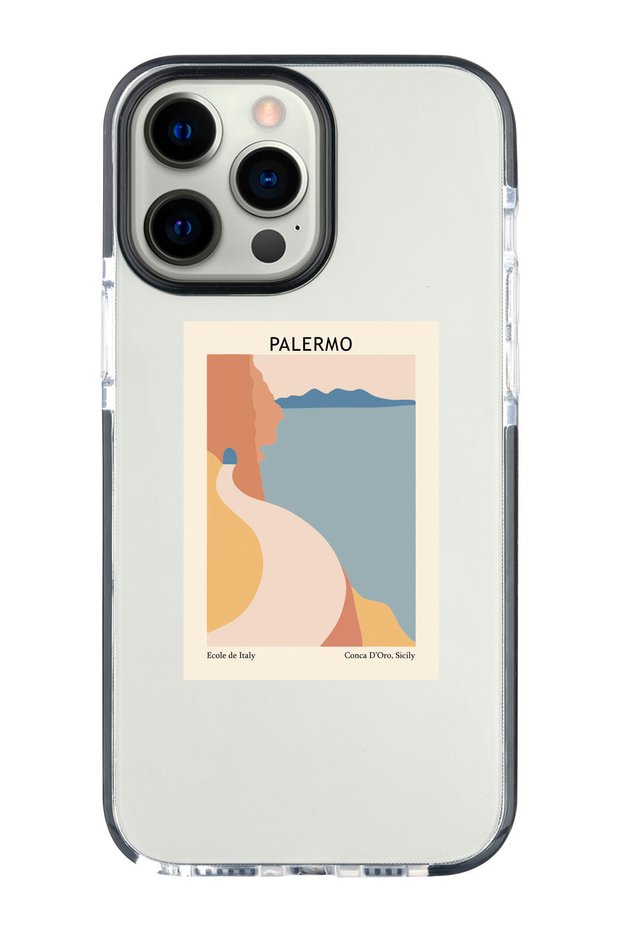iPhone 15 Pro Compatible Ultra Protected Palermo Patterned Impact Phone Case