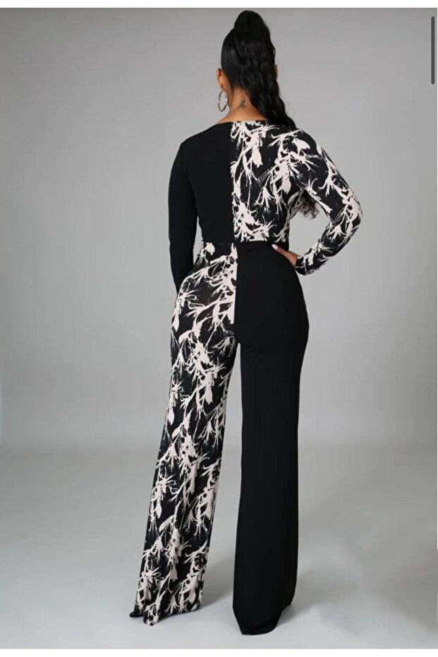 Kadın dekolteli tulum - 2