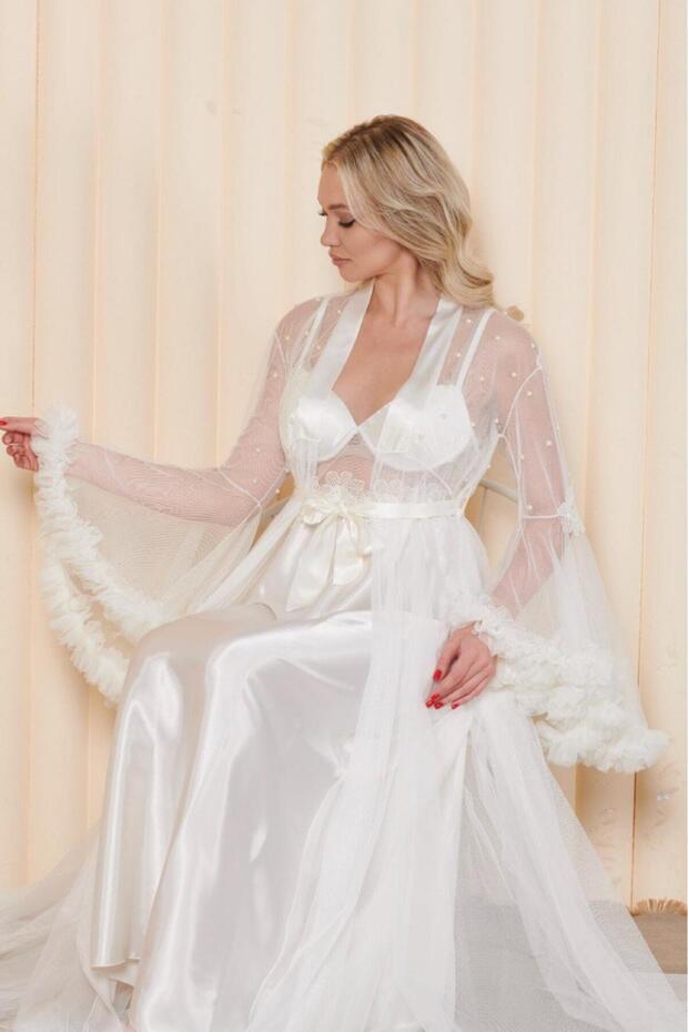 long bathrobe two pieces