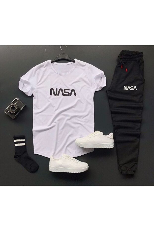 NASA T-Shirt and Sweatpants 2-Piece Combination