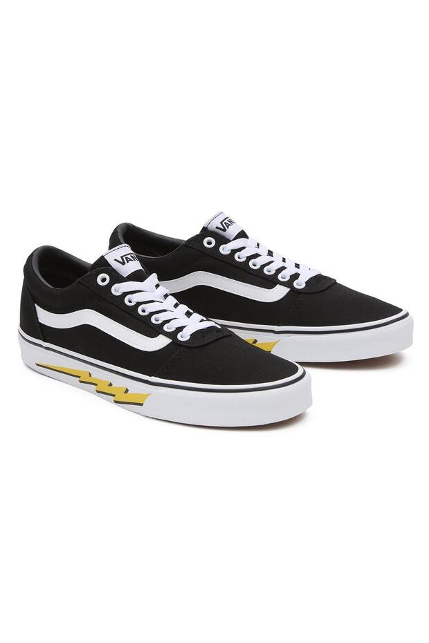 Vn000Cp0 Yt Ward Sneakers Black Kids Sports Shoes