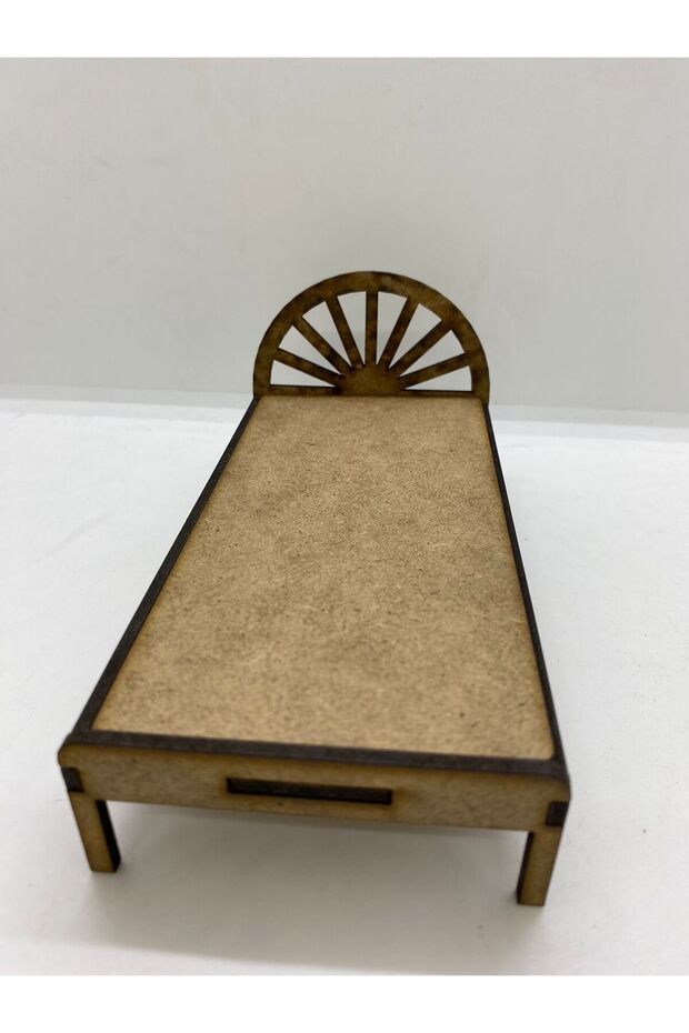 Ahşap Oyuncak Tek Kişilik Yatak - 1