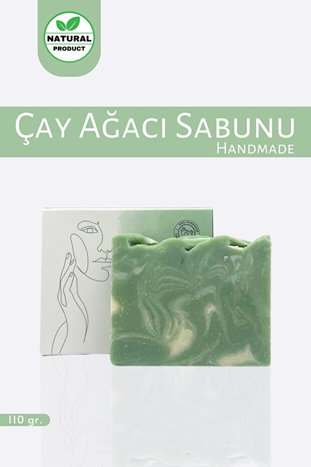صابون شجرة الشاي المصنوع يدويًا - 1