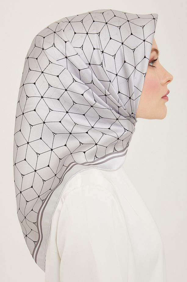 ARMİNE İPEK EŞARP 9166D (TWİLL) - 3