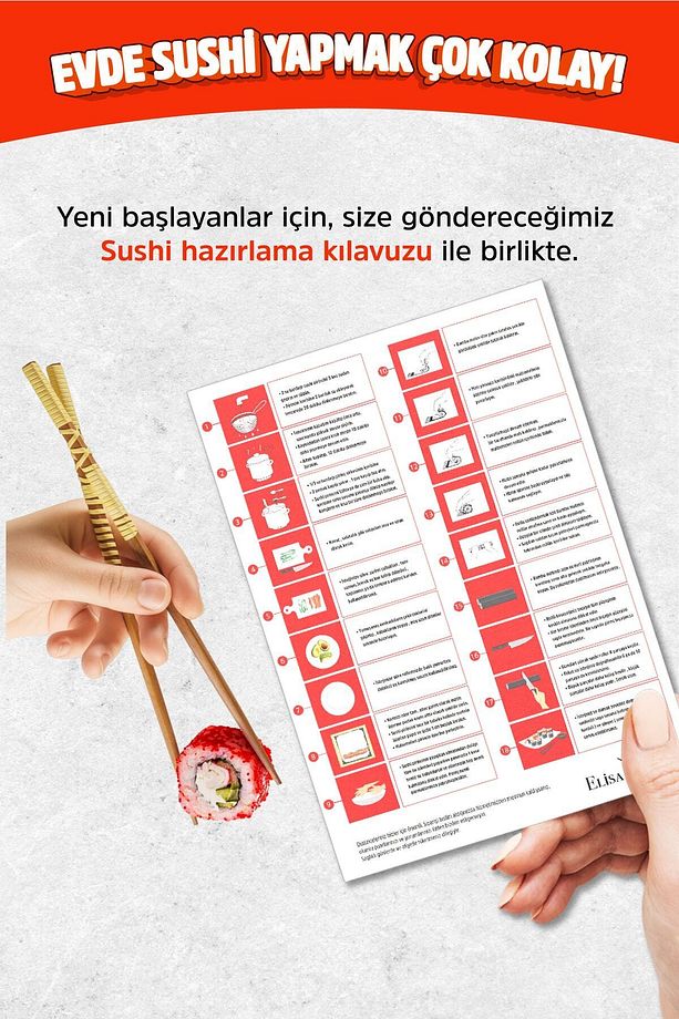 Midi Sushi Set / Suşi Seti - 4