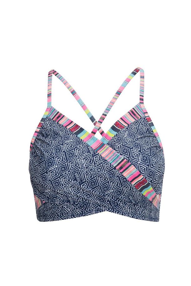 Baskılı Shambala Wrap Bikini Üstü - 4