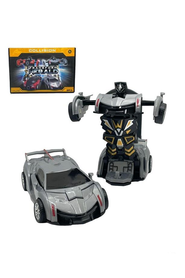 Transformers Robot 1:32 Kendinden Robota Dönüşebilen Araba - Çek Bırak Robota 4'Lü Set - 3