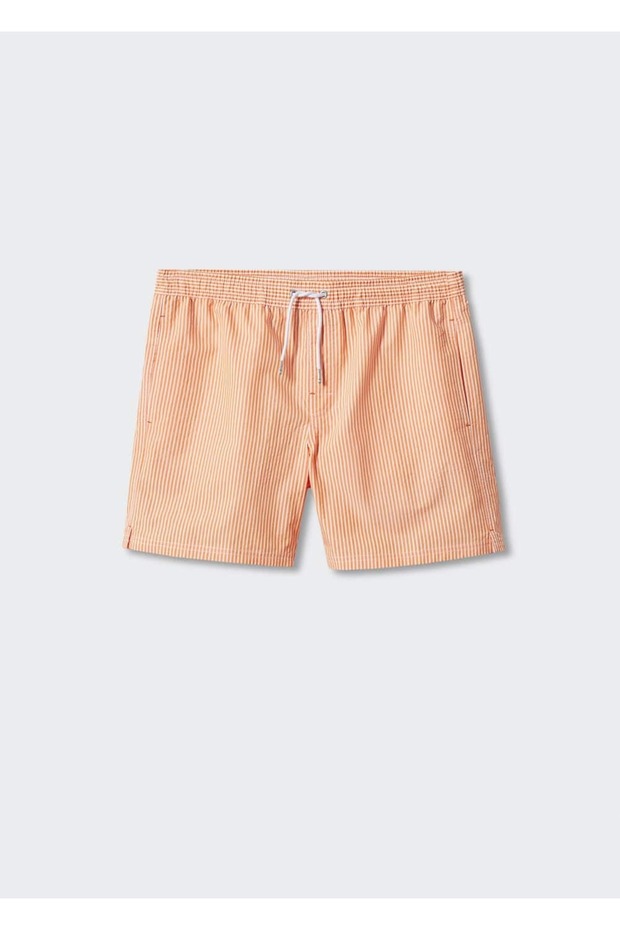 Man/ Seersucker Çizgili Mayo - 3