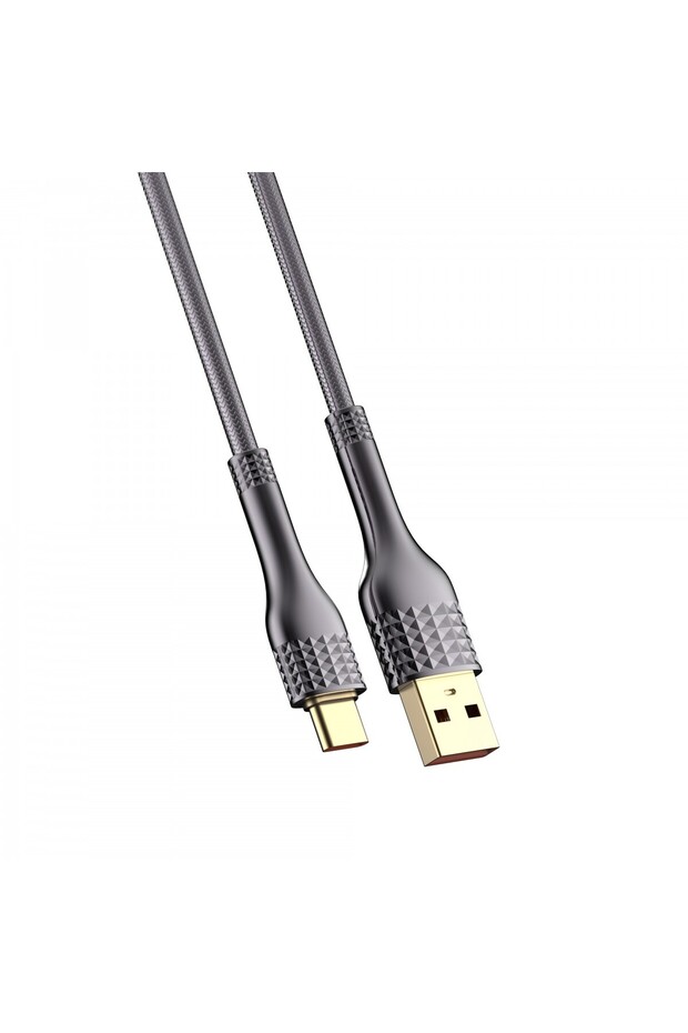 Ldnıo Hızlı Şarj Kablosu 2m Type-c Gri LS652 - 1