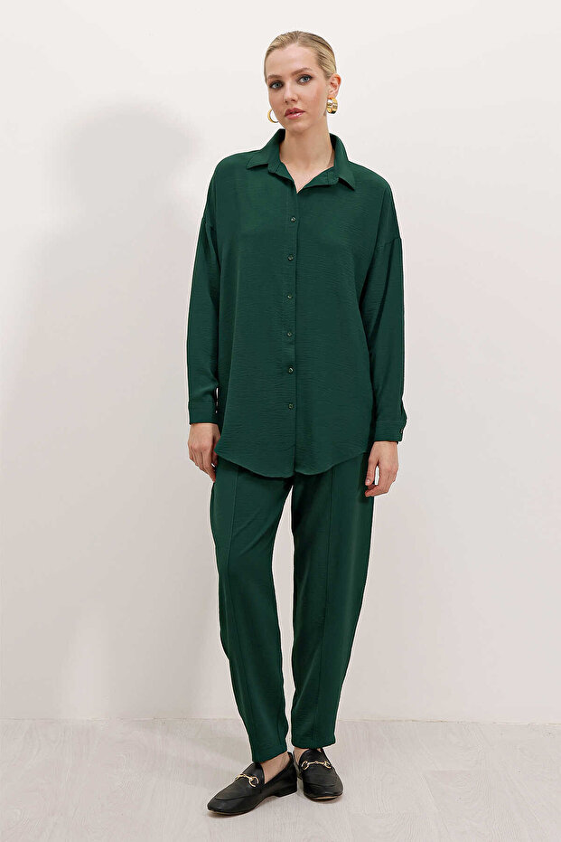 Women's Oversize Double Set Emerald