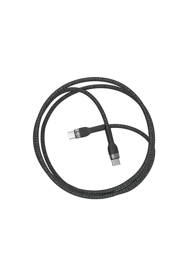 Type-c to Type-c Hızlı Şarj Alüminyum Alaşım Kırılmaz PVC Örgü Kaplama PD Kablo 2 Metre Uzunluk - 5