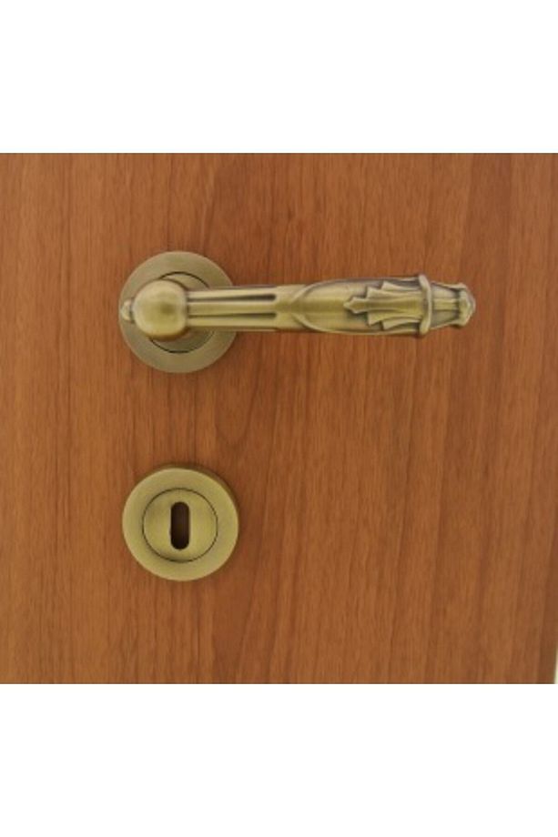 Pars Antik Sarı Rozetli Kapı Kolu Yale (DIŞ KAPI.) - 1